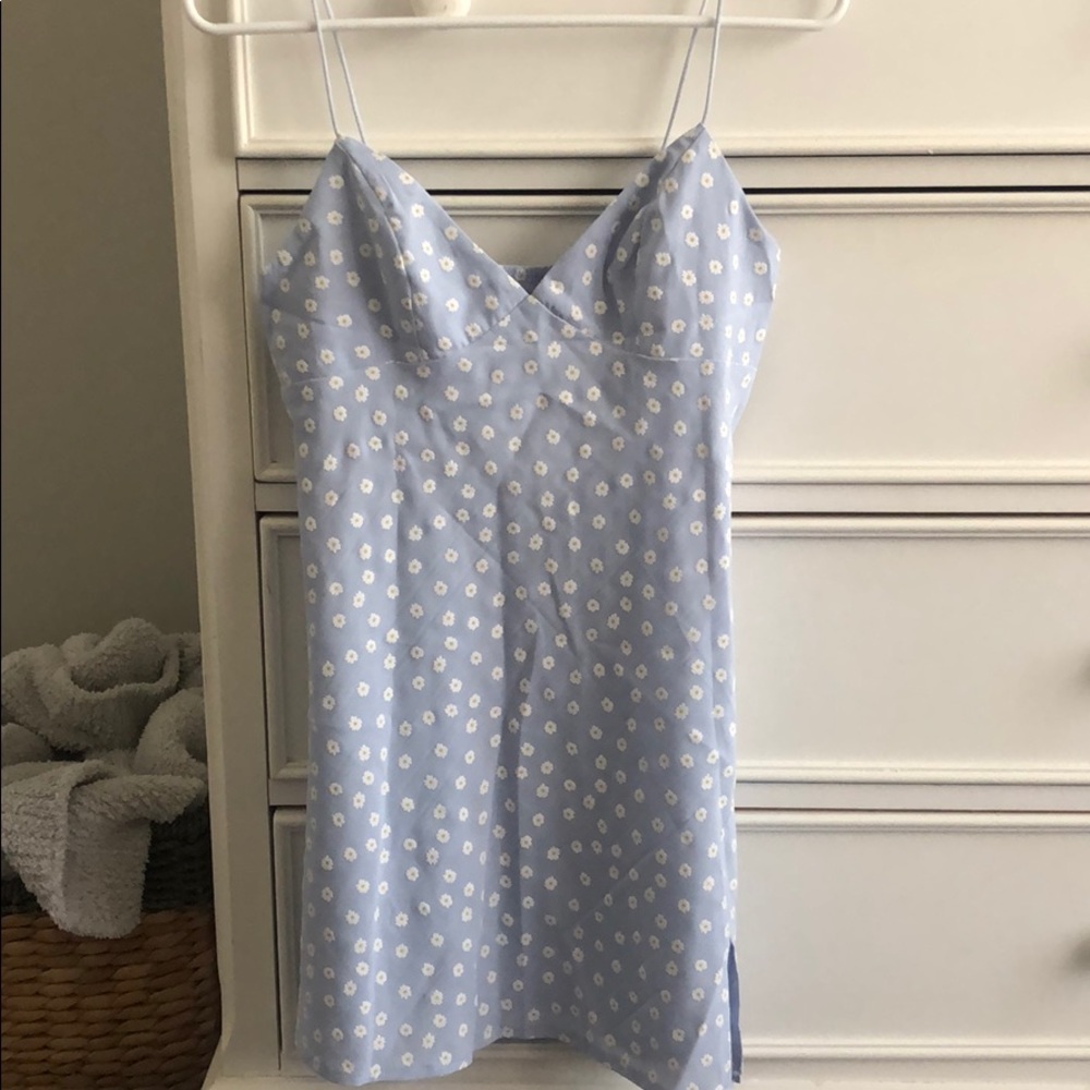 Blue dress